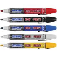 Felt Tip Paint Marker, Liquid, White Mukwa Safety Services