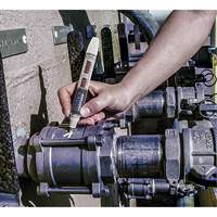 Felt Tip Paint Marker, Liquid, White Mukwa Safety Services