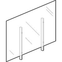 Sneeze Guard, 36" W x 36" H Mukwa Safety Services