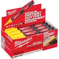Inkzall Paint Marker, Liquid, Yellow Mukwa Safety Services