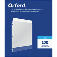 Oxford&reg; Heavyweight Non-Glare Sheet Protectors Mukwa Safety Services