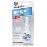 Ultra Bond Fast Drying Super Glue Adhesive, 20 g, Bottle, Clear Mukwa Safety Services