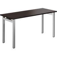 Table bureau Newland, 29-7/10" lo x 60" la x 29-3/5" h, Brun fonc&eacute; Mukwa Safety Services