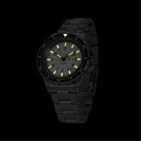 Arctic Edition Large Diver's Automatic GSAR Watch with Stainless Steel Bracelet, Digital, Battery Operated, 41 mm, Silver Mukwa Safety Services