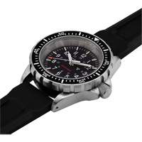 Large Diver's Quartz Watch, Digital, Battery Operated, 41 mm, Black Mukwa Safety Services