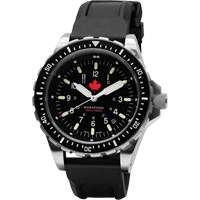 Red Maple Jumbo Diver's Quartz Watch, Digital, Battery Operated, 46 mm, Black Mukwa Safety Services