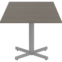 Table carr&eacute;e &agrave; hauteur r&eacute;glable Newland, 36" lo x 36" la x 29" h, Dessus de 1", Stratifi&eacute;, Brun Mukwa Safety Services