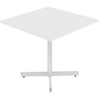 Table carr&eacute;e &agrave; hauteur r&eacute;glable Newland, 36" lo x 36" la x 29" h, Dessus de 1", Stratifi&eacute;, Blanc Mukwa Safety Services