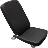 Mini chaise industrielle FLEX, Vinyle, Noir, Capacit&eacute; 280 lb Mukwa Safety Services