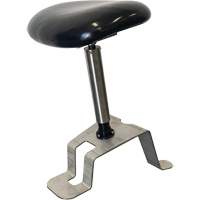 Tabouret assis-debout TA200, Vinyle, Noir, Capacit&eacute; 280 lb Mukwa Safety Services
