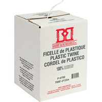 Ficelle d'arrimage, Polypropyl&egrave;ne, 7000' Longueur Mukwa Safety Services