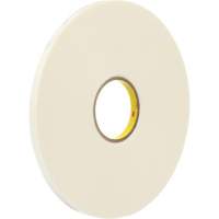 Double Coated Polyethylene Foam Tape 4466, 12.7 mm (1/2") W, 62 mils, Polyethylene Mukwa Safety Services