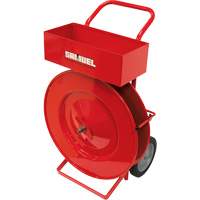 Strapping Dispenser, Polyester/Steel/Polypropylene Straps, 16" Core Dia., 2.875" Roll Width Mukwa Safety Services