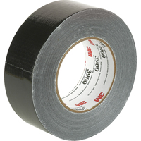 Economy Grade Coloured Duct Tape 3900, 8 mils, Black, 48 mm (2") x 55 m (180') Mukwa Safety Services