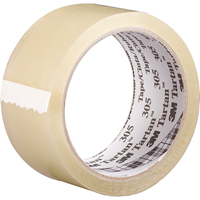 Tartan 305 Box Sealing Tape, Acrylic Adhesive, 1.6 mil, 48 mm (2") x 100 m (328') Mukwa Safety Services
