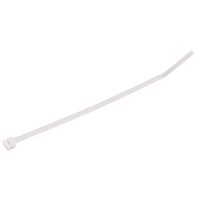 Cable Ties, 5-1/2" Long, 40 lbs. Tensile Strength, Natural Mukwa Safety Services