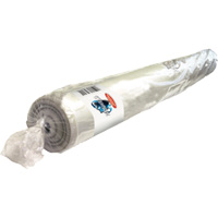 Clear Plastic Tarp, 100' L, 10' W Mukwa Safety Services