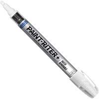 Paint-Riter&reg;+ Water Removable Paint Marker, Liquid, White Mukwa Safety Services