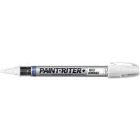 Paint-Riter&reg;+ Water Removable Paint Marker, Liquid, White Mukwa Safety Services