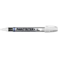 Paint-Riter&reg; + Oily Surface Marker, Liquid, White Mukwa Safety Services