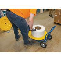 Strapping Dispenser, Polyester/Steel/Polypropylene Straps, 16"/8" Core Dia., 3"/8"/6" Roll Width Mukwa Safety Services