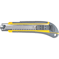 Couteau ATK100, 18 mm, Acier au carbone, Prise en Caoutchouc Mukwa Safety Services