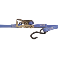 Heavy-Duty Utility Straps, S-Hook, 1" W x 15' L, 500 lbs. (230 kg) Working Load Limit Mukwa Safety Services