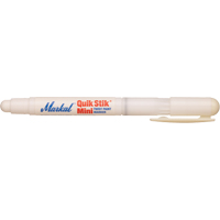 Quik Stik&reg; Mini Paint Marker, Solid Stick, White Mukwa Safety Services