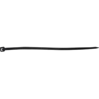 Cable Ties, 15-1/2" Long, 120 lbs. Tensile Strength, Black Mukwa Safety Services