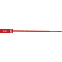 uniStrap Seal, 13", Metal, Pull-Up Seal Mukwa Safety Services