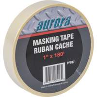 General Purpose Masking Tape, 24 mm (1") x 55 m (180'), Beige Mukwa Safety Services