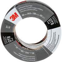 Ruban adh&eacute;sif tout usage DT8, 8 mils, Noir, 48 mm (2") x 55 m (180') Mukwa Safety Services