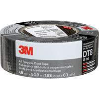 Ruban adh&eacute;sif tout usage DT8, 8 mils, Noir, 48 mm (2") x 55 m (180') Mukwa Safety Services