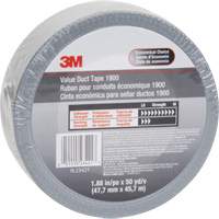 1900 Value Duct Tape, 5.8 mils, Silver, 48 mm (2") x 5.7 m (18.7') Mukwa Safety Services