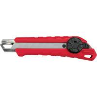 Snap-Off Knife, 18 mm, Carbide, Rubber/Polypropylene Handle Mukwa Safety Services