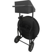Strapping Dispenser, Polyester/Steel/Polypropylene Straps, 16"/8" Core Dia., 3"/8"/6" Roll Width Mukwa Safety Services