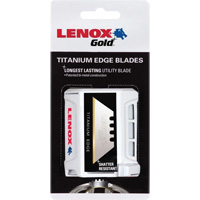 Lenox Gold&reg; Utility Knife Blades, Single Style Mukwa Safety Services