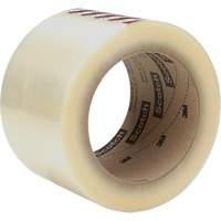 Scotch&reg; Box Sealing Tape 371, Rubber Adhesive, 1.2 mils, 72 mm (2-4/5") x 100 m (328') Mukwa Safety Services