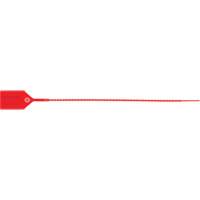 Standard-Duty Security Seal, 12", Plastic, Plastic Seal Mukwa Safety Services