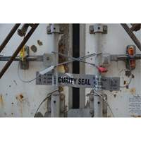 Scell&eacute;s de haute s&eacute;curit&eacute;, 12", M&eacute;tal, Scell&eacute; &agrave; c&acirc;ble Mukwa Safety Services