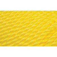Corde jaune tress&eacute;e 3/8", Polypropyl&egrave;ne, 630' Mukwa Safety Services