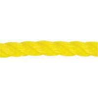 Corde jaune tress&eacute;e 1/2", Polypropyl&egrave;ne, 335' Mukwa Safety Services