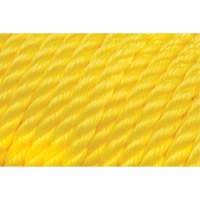 Corde jaune tress&eacute;e 1/2", Polypropyl&egrave;ne, 335' Mukwa Safety Services