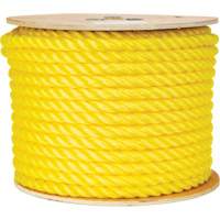 Corde jaune tress&eacute;e 5/8", Polypropyl&egrave;ne, 200' Mukwa Safety Services