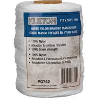 Corde Mason tress&eacute;e no 18, Nylon, 550' Mukwa Safety Services