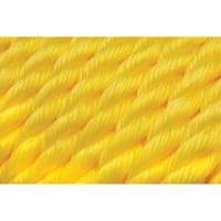 Corde jaune tress&eacute;e, Polypropyl&egrave;ne, 300' Mukwa Safety Services