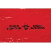 Waste Bags, Bio-Hazard, 50" L x 37" W, 2 mils Mukwa Safety Services