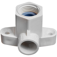 Raccord coude applique Flowguard Gold, Noeud x FPT, PVC-C, 1/2" Mukwa Safety Services