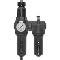 Filtre + r&eacute;gulateur + lubrificateur &agrave; drain manuel avec bol en m&eacute;tal et manom&egrave;tre Modulair 400, 1/2" NPT Mukwa Safety Services