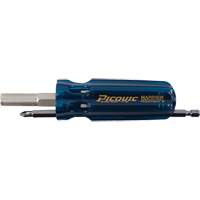The Mariner Multibit Screwdriver, 6" L, Plastic Handle Mukwa Safety Services